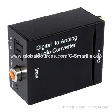 Coaxial Optical to Analog RCA HDMI Converter, Supports Sampling Rate at 32, 44.1, 48 and 96kHz